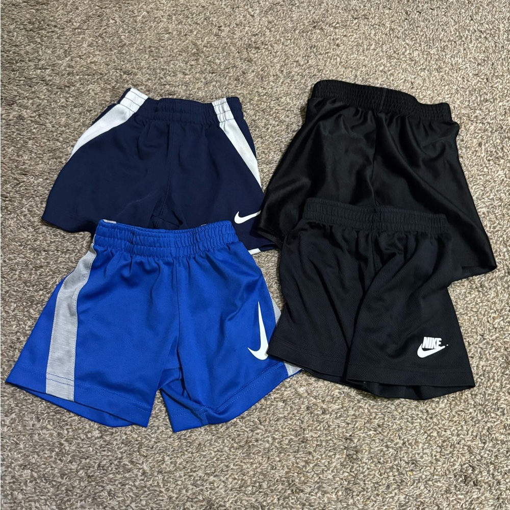 Nike/Garanimals Kids Shorts Set - Black, Blue, and Navy 2T